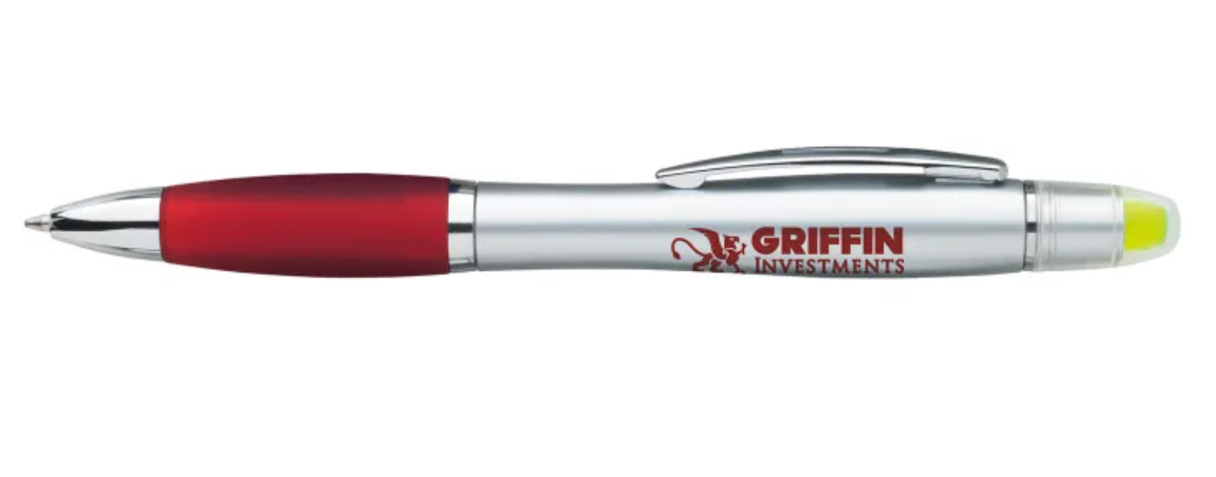 Imprinted Silver Ion Wax Gel Highlighter Pen