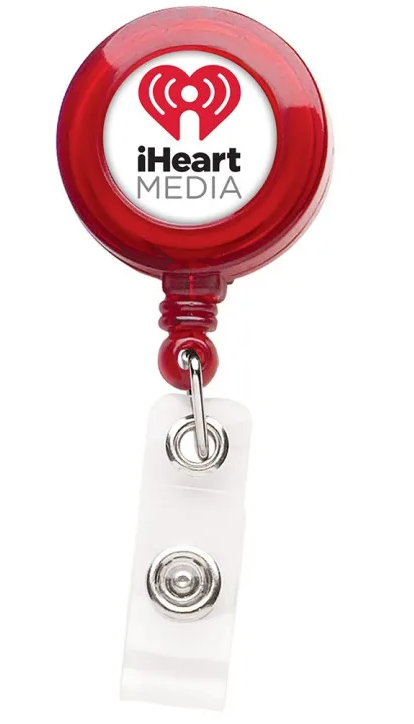 Promo Good Round Badge Reel-Translucent Color