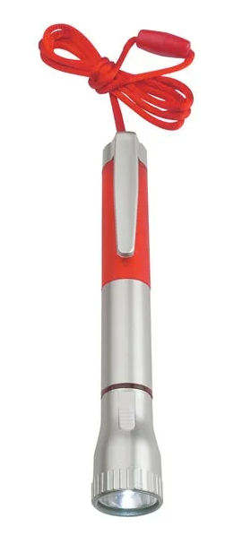 Flashlight with Light-Up Pen - Red