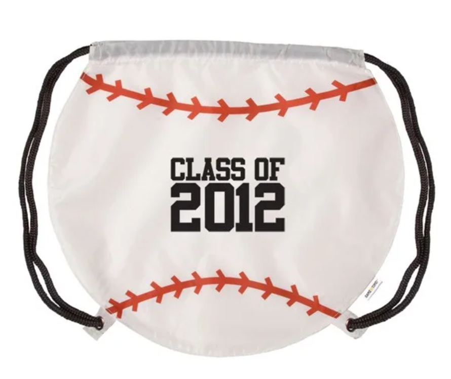 Baseball Drawstring Backpack