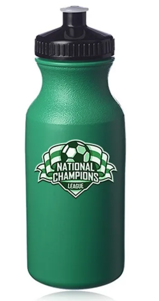 20 oz Water Bottles with Push Caps