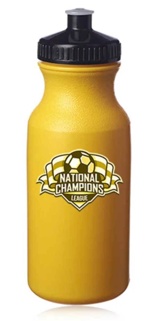 20 oz Water Bottles with Push Caps