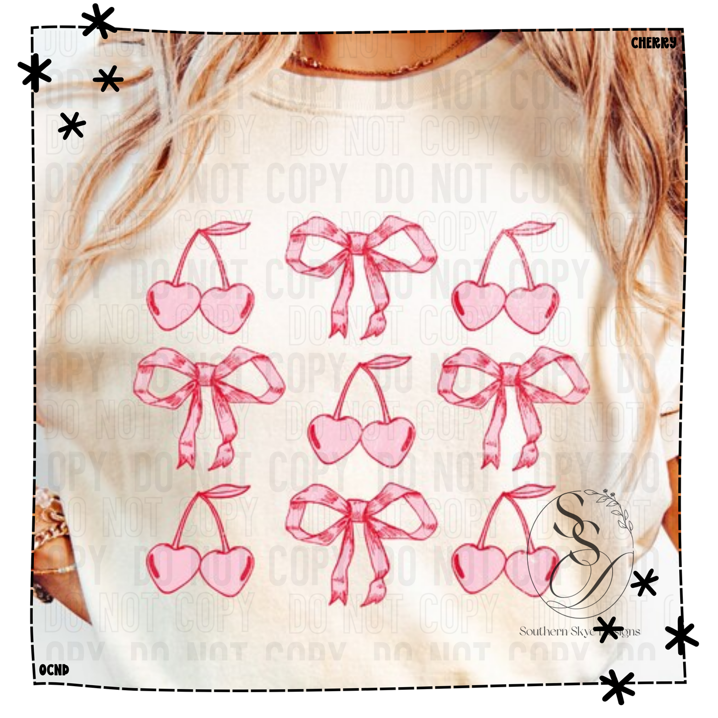 Bow Cherry Collage