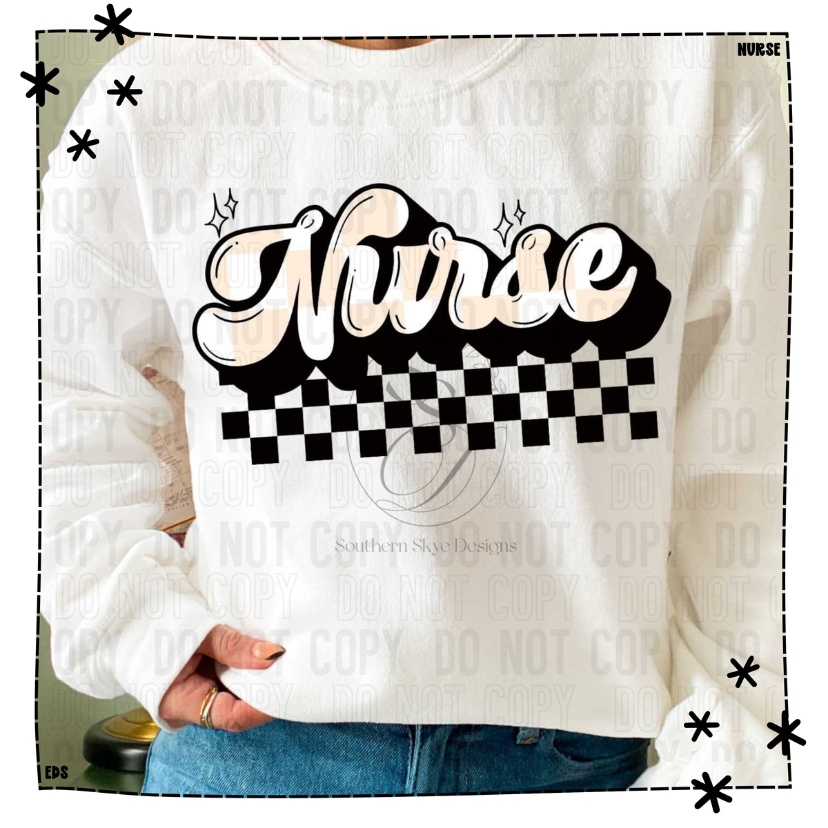 Checkered Nurse Plaid