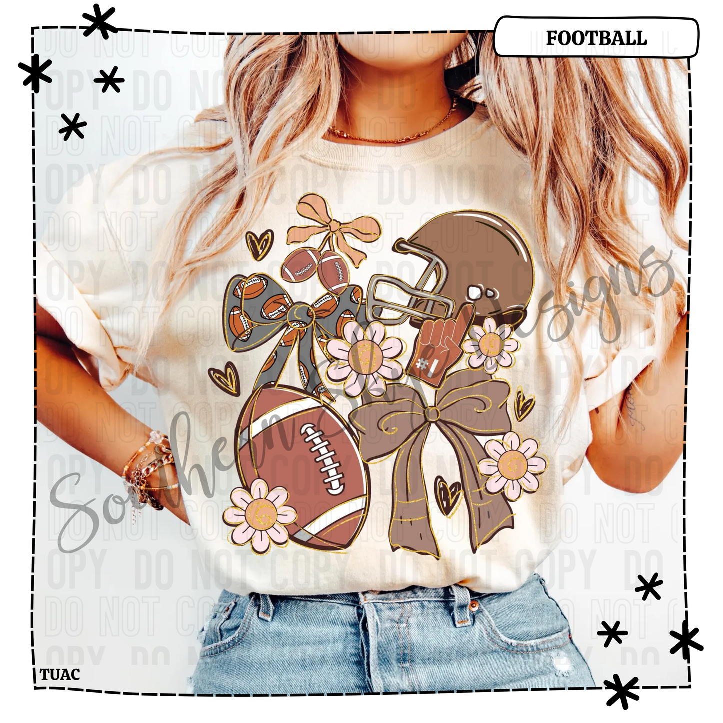Football Coquette Cute