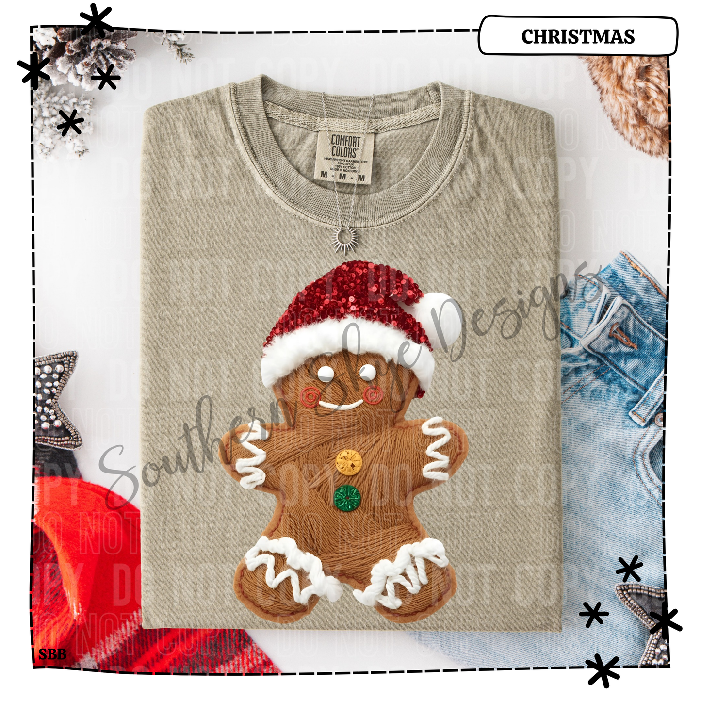 Gingerbread Faux Yarn