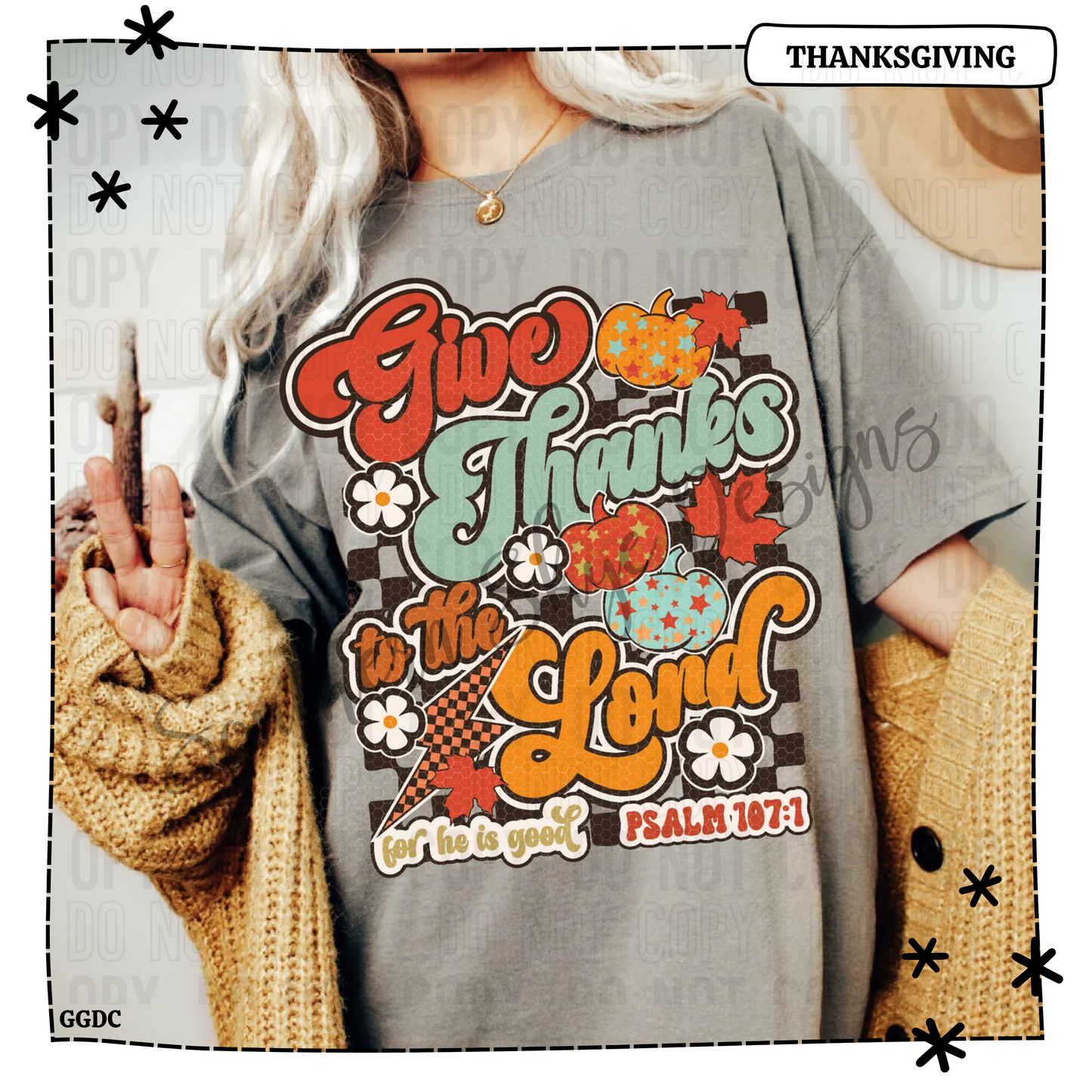 Retro Give Thanks