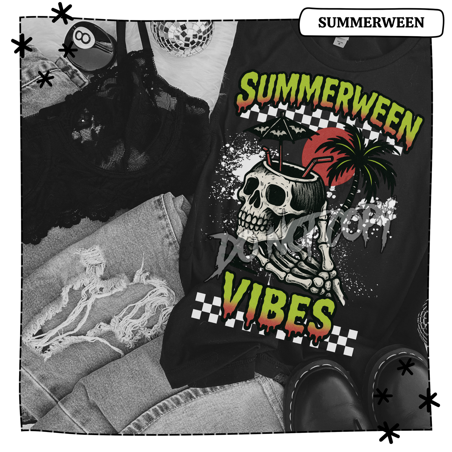 Summerween Vibes Skull
