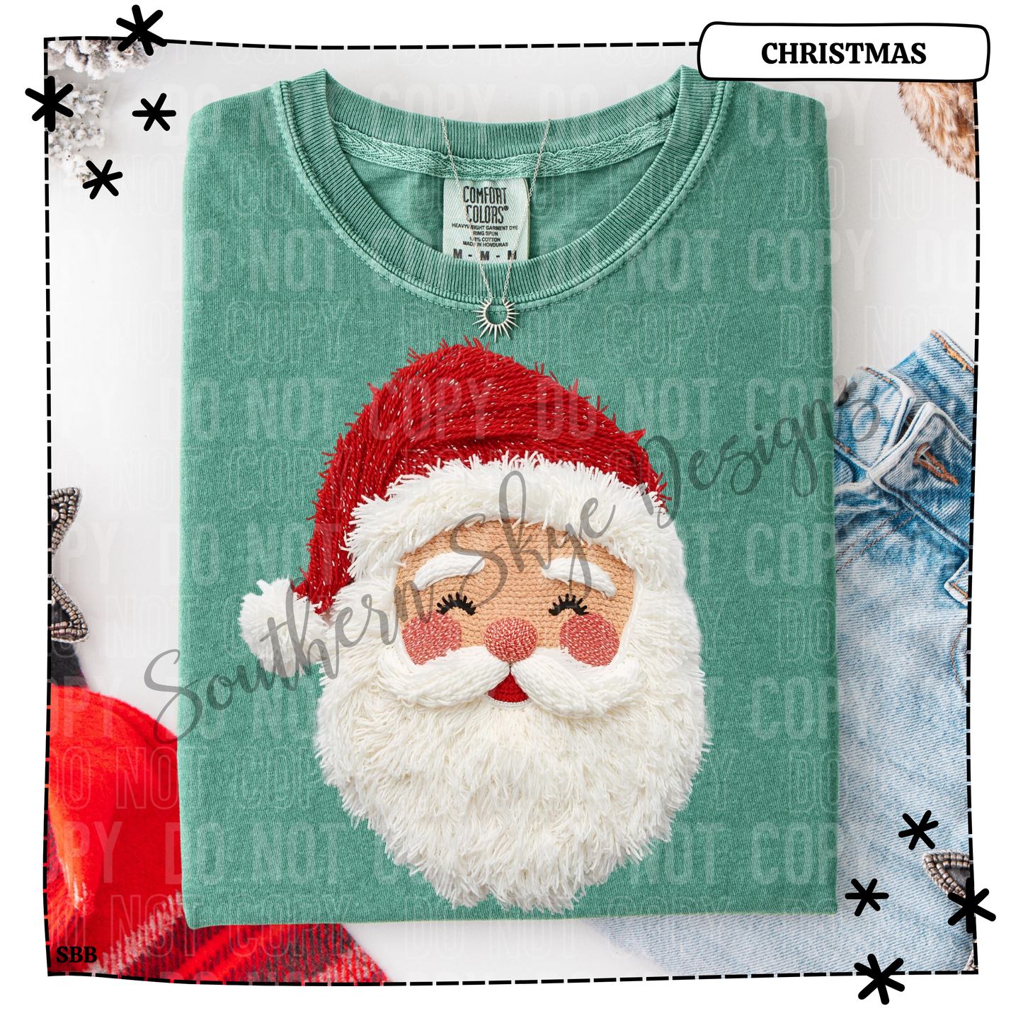 Santa Realistic Faux Yarn