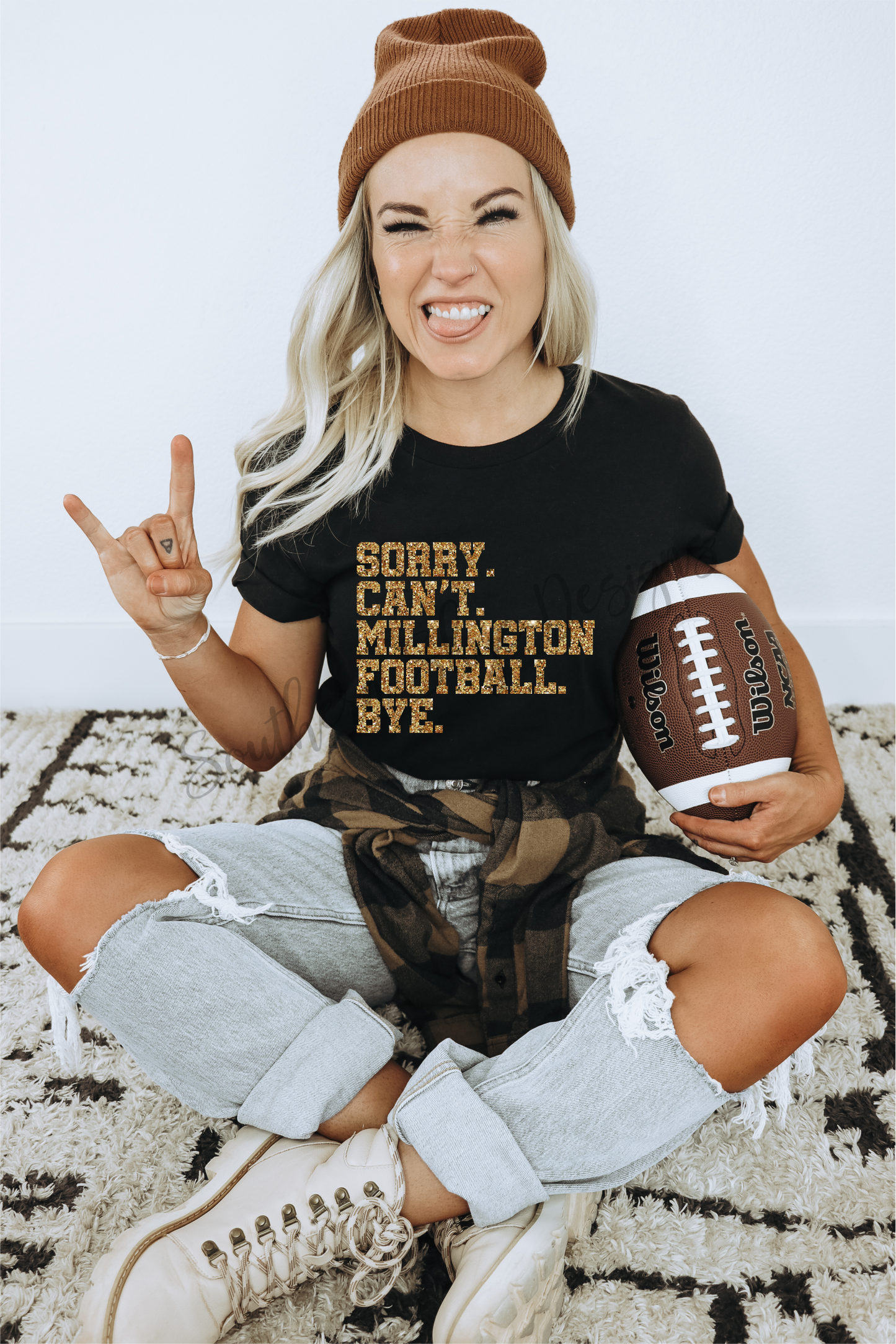Sorry. Can't. (Team) Football. Bye. *ADD TEAM IN NOTES AT CHECKOUT*