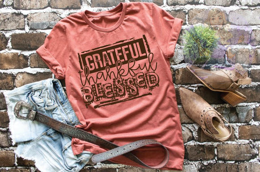 Grateful Thankful Blessed