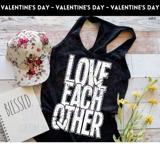 Love Each Other White