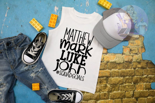 Matthew Mark Luke John #SquadGoals Youth