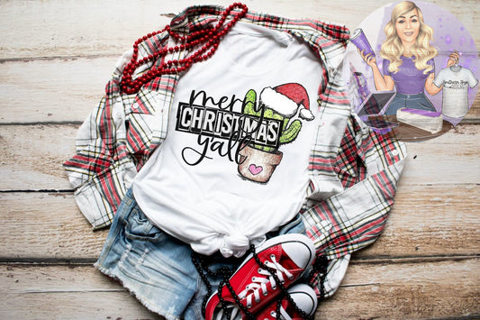 Merry Christmas Y'all Cactus Youth
