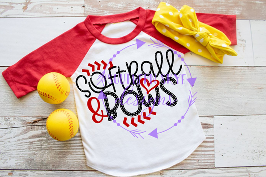 Softball and Bows Youth