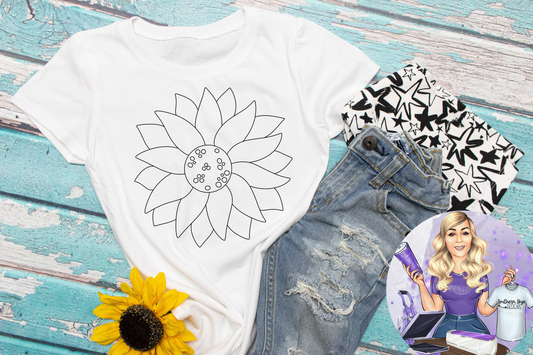 Sunflower Coloring Youth