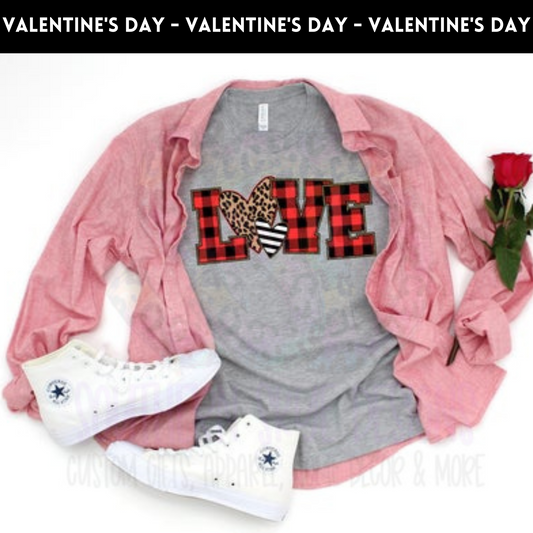 Love Buffalo Plaid and Leopard