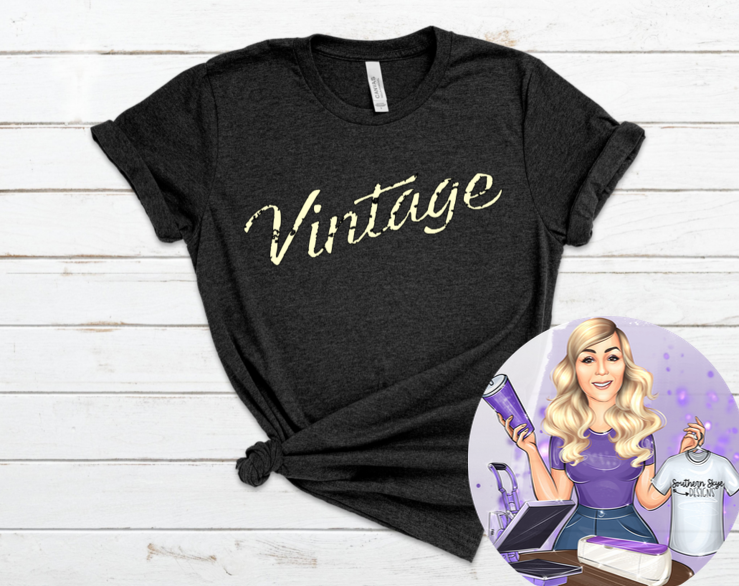 Vintage (cream ink)