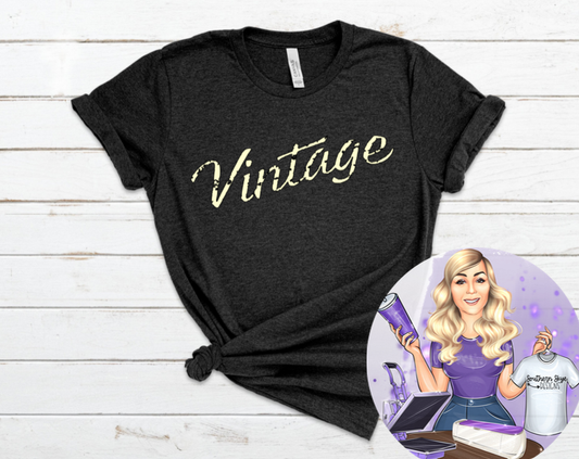 Vintage (cream ink)
