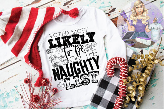 Voted Most Likely To Be On The Naughty List Youth