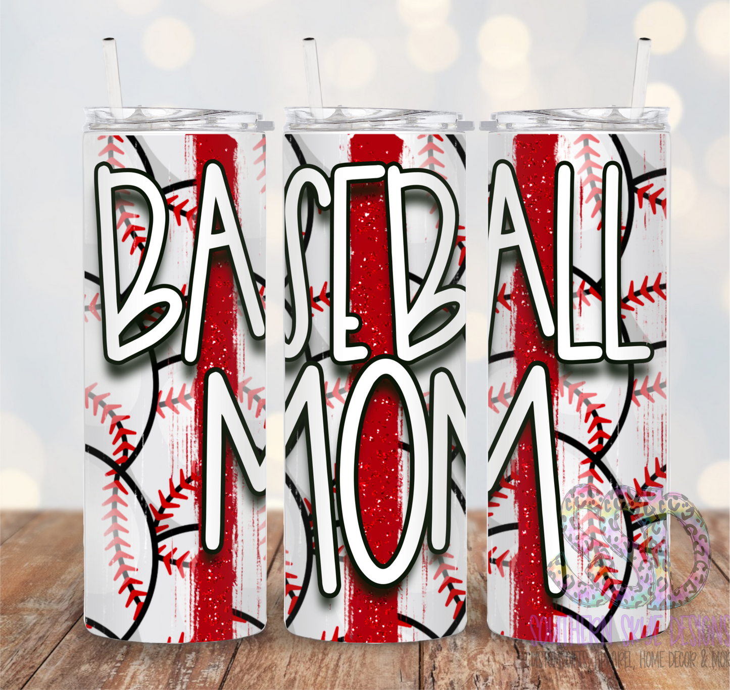 Baseball Mom Tumbler