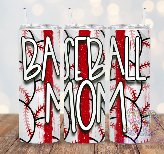 Baseball Mom Tumbler
