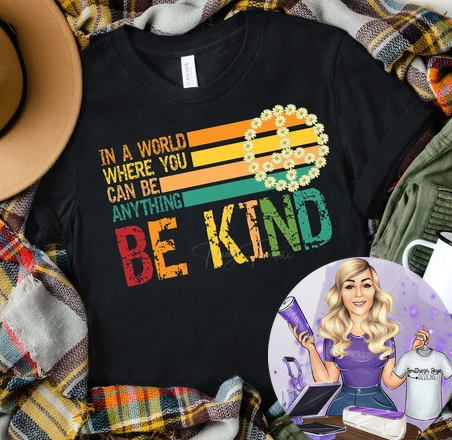 Be Kind Peace Sign