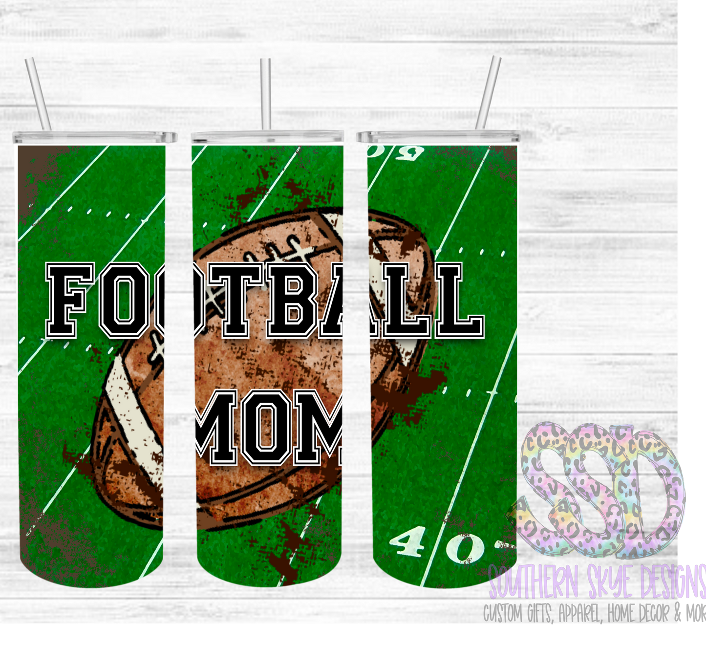 Football Mom Tumbler