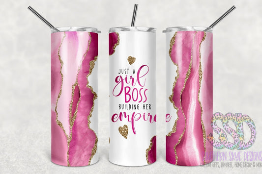 Just A Girl Boss Tumbler