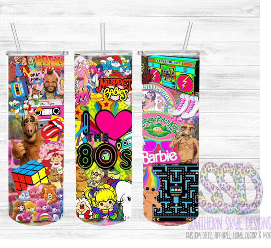 I Love The 80s Tumbler