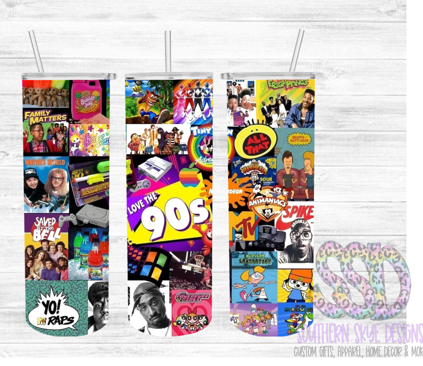 I Love The 90s Tumbler