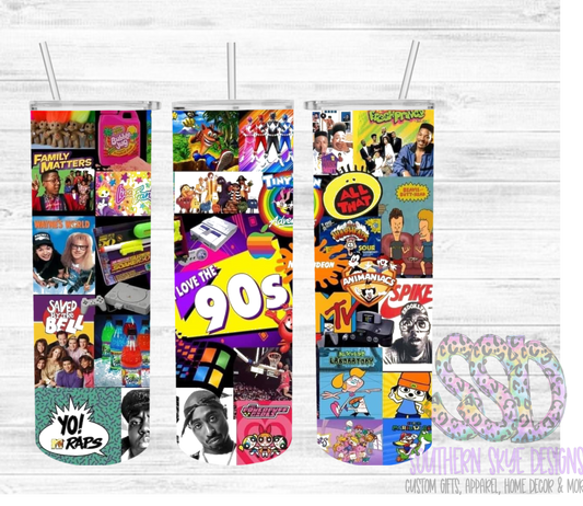 I Love The 90s Tumbler