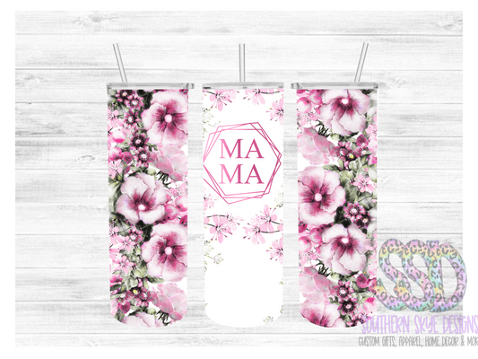 Mama Floral Tumbler