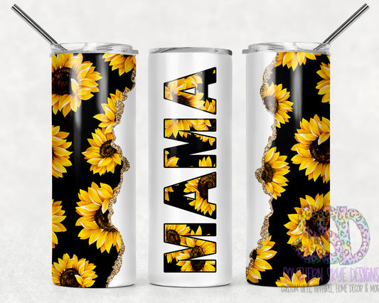 Mama Sunflower Tumbler