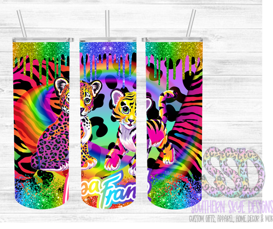 Neon Leopard Tumbler