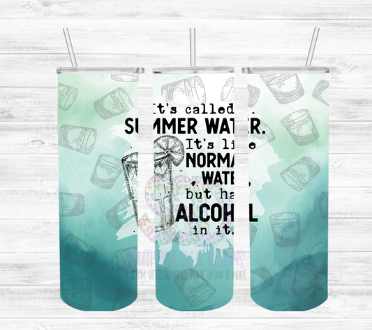 Summer Water - Alcohol Tumbler