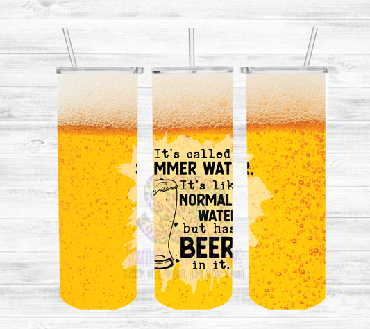 Summer Water - Beer Tumbler