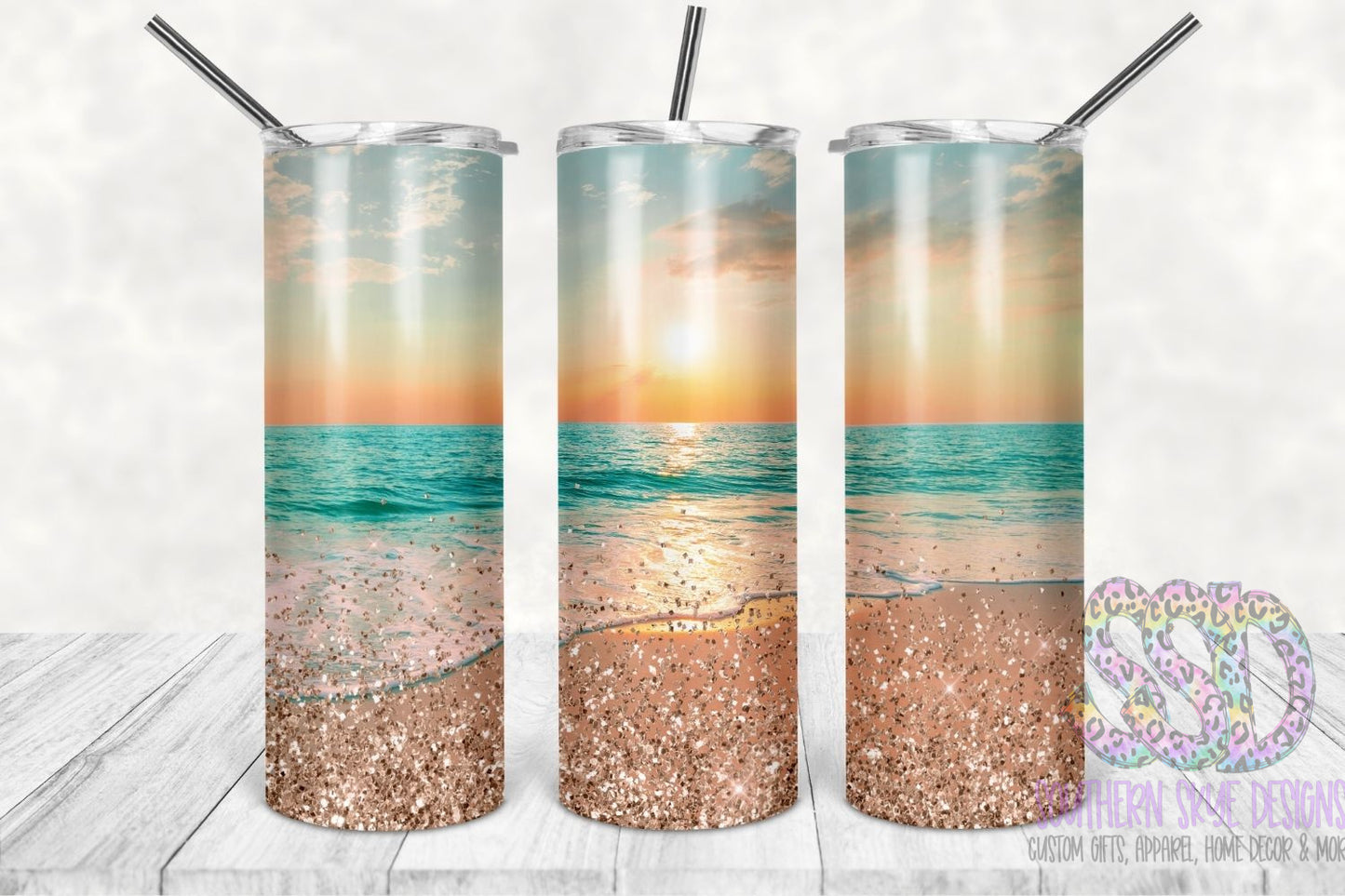 Sunset Beach Tumbler