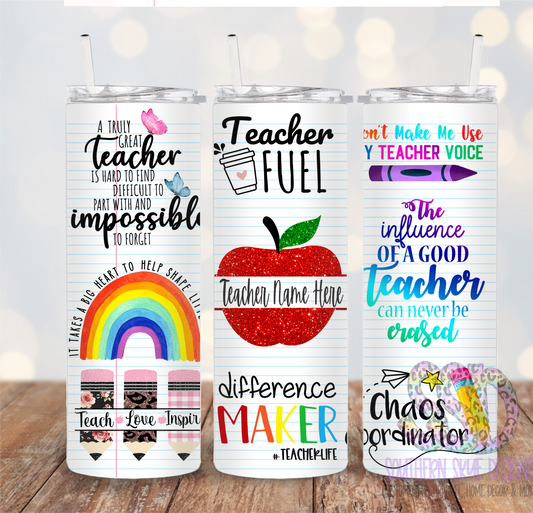 Teacher Tumbler