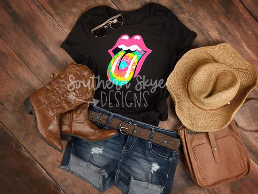 Tie Dye Tongue
