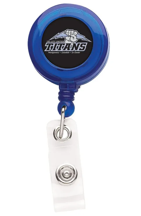 Promo Good Round Badge Reel-Translucent Color