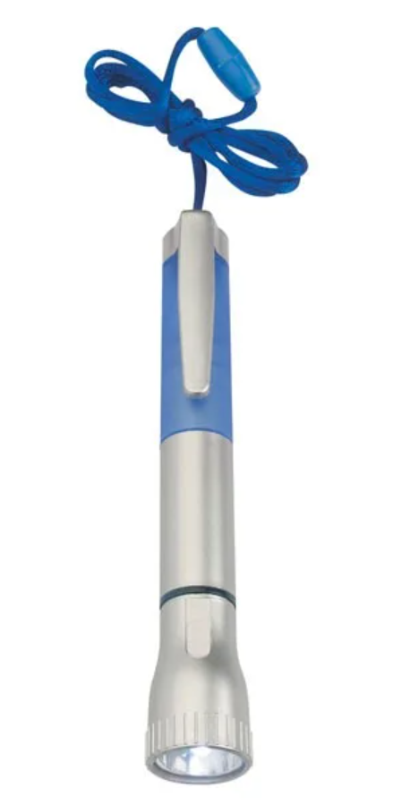 Flashlight with Light-Up Pen - Blue