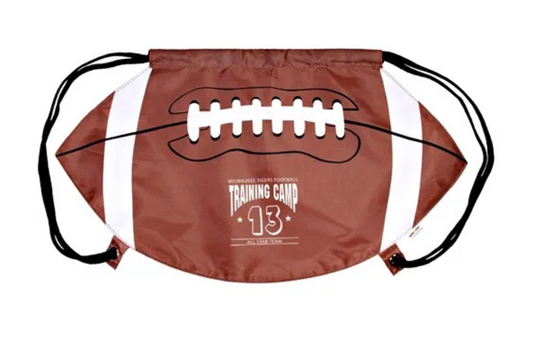 Football Drawstring Backpack