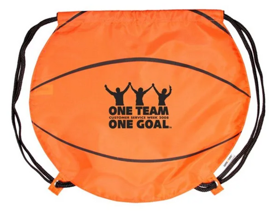 Basketball Drawstring Backpack