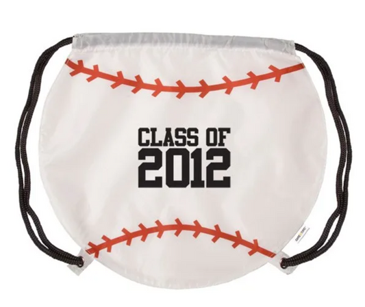 Baseball Drawstring Backpack