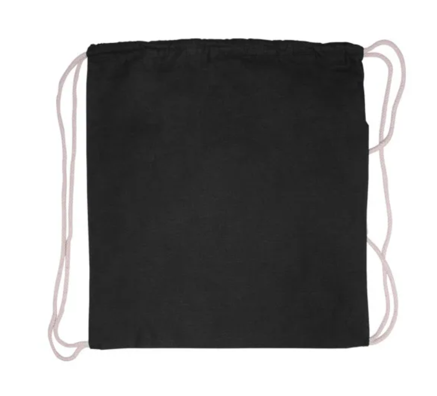 Printed Cotton Drawstring Backpack