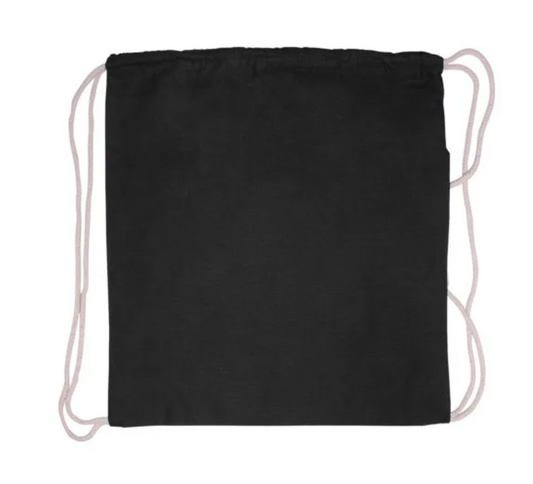 Printed Cotton Drawstring Backpack