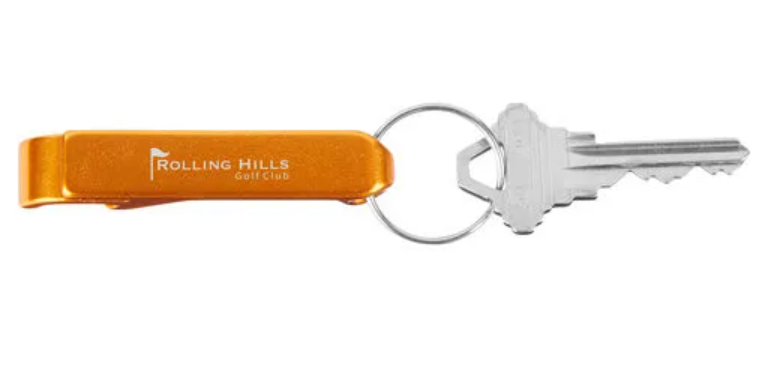Customized Aluminum Bottle Opener Key Tag