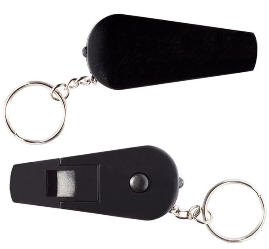Printed Light 'N Whistle Key Tag