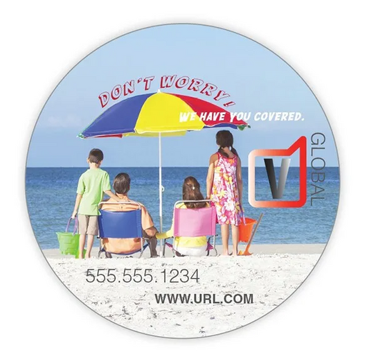 Custom Outdoor Magnet - Large Circle